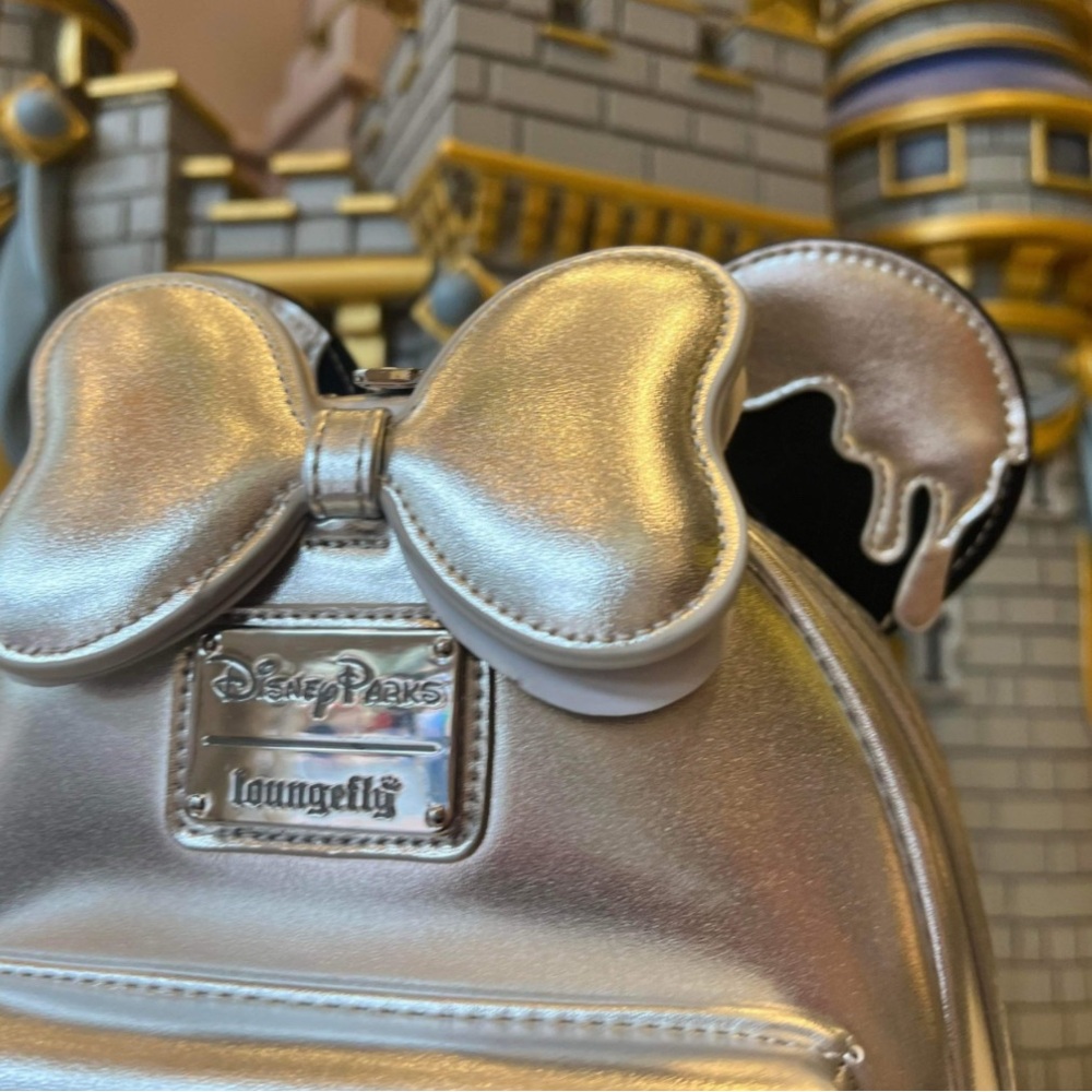 Loungefly X Disney 100 Years of Wonder Platinum Celebration Backpack NWT - Picture 5 of 6
